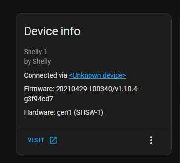 Link to the device’s IP in Home Assistant